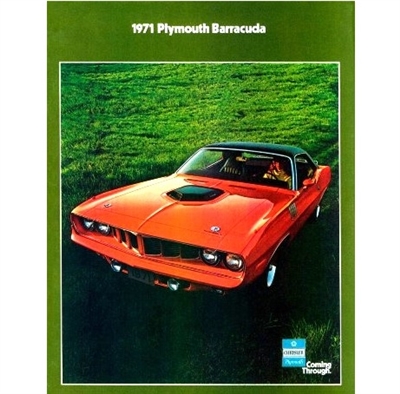 Original Sales Brochure for 1971 Plymouth Barracuda